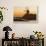 Windmill and Saltworks at Sunset, Marsala, Sicily, Italy-Massimo Borchi-Framed Photographic Print displayed on a wall