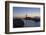 Windmill and Saltworks at Sunset, Marsala, Sicily, Italy-Massimo Borchi-Framed Photographic Print