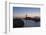 Windmill and Saltworks at Sunset, Marsala, Sicily, Italy-Massimo Borchi-Framed Photographic Print