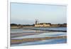 Windmill and Saltworks, Marsala, Sicily, Italy-Massimo Borchi-Framed Photographic Print