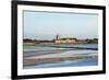 Windmill and Saltworks, Marsala, Sicily, Italy-Massimo Borchi-Framed Photographic Print