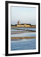 Windmill and Saltworks, Marsala, Sicily, Italy-Massimo Borchi-Framed Photographic Print