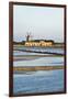 Windmill and Saltworks, Marsala, Sicily, Italy-Massimo Borchi-Framed Photographic Print