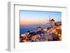 Windmill and Traditional Houses, Oia, Santorini (Thira), Cyclades Islands, Greek Islands-Karen Deakin-Framed Photographic Print