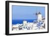 Windmill and Traditional Houses-Neale Clark-Framed Photographic Print