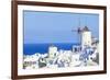 Windmill and Traditional Houses-Neale Clark-Framed Photographic Print