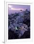 Windmill and Village of Oia, Island of Santorini (Thira), Cyclades, Greece-Gavin Hellier-Framed Photographic Print