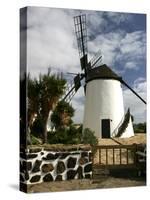 Windmill, Antigua, Fuerteventura, Canary Islands-Peter Thompson-Stretched Canvas