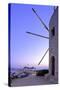 Windmill at Anemomilos Beach, Corfu Town, Corfu, the Ionian Islands, Greek Islands, Greece, Europe-Neil Farrin-Stretched Canvas