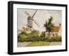 Windmill at Knock, Belgium, 1894-Camille Pissarro-Framed Giclee Print