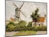 Windmill at Knock, Belgium, 1894-Camille Pissarro-Mounted Giclee Print