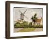 Windmill at Knokke, Belgium, 1894-Camille Pissarro-Framed Giclee Print