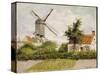 Windmill at Knokke, Belgium, 1894-Camille Pissarro-Stretched Canvas