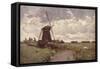 Windmill at Leidschendam-Paul Joseph Constantin Gabriel-Framed Stretched Canvas