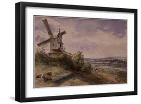 Windmill at Stoke, Near Ipswich-John Constable-Framed Giclee Print