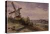 Windmill at Stoke, Near Ipswich-John Constable-Stretched Canvas