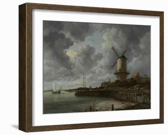 Windmill at Wijk Bij Duurstede-Jacob Isaacksz Van Ruisdael-Framed Art Print