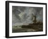 Windmill at Wijk Bij Duurstede-Jacob Isaacksz Van Ruisdael-Framed Art Print