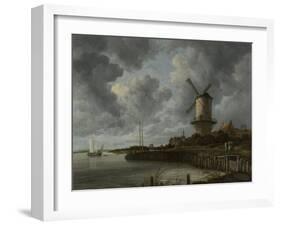 Windmill at Wijk Bij Duurstede-Jacob Isaacksz Van Ruisdael-Framed Art Print