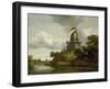 Windmill by a River-Jacob Isaaksz. Or Isaacksz. Van Ruisdael-Framed Giclee Print