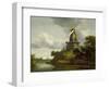 Windmill by a River-Jacob Isaaksz. Or Isaacksz. Van Ruisdael-Framed Giclee Print