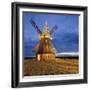 Windmill by Stove, Mecklenburg-Western Pomerania, Germany-Rainer Mirau-Framed Photographic Print