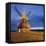 Windmill by Stove, Mecklenburg-Western Pomerania, Germany-Rainer Mirau-Framed Stretched Canvas