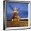 Windmill by Stove, Mecklenburg-Western Pomerania, Germany-Rainer Mirau-Framed Photographic Print