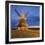 Windmill by Stove, Mecklenburg-Western Pomerania, Germany-Rainer Mirau-Framed Photographic Print