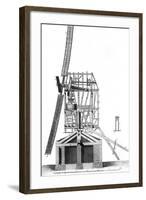 Windmill in 18th C.-null-Framed Art Print