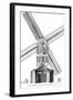 Windmill in 18th C.-null-Framed Art Print