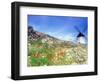 Windmill in Don Quixote Country, Spain-Peter Adams-Framed Photographic Print