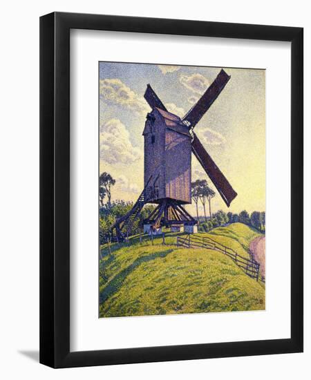 Windmill in Flanders; Moulin En Flandre, 1894-Théo van Rysselberghe-Framed Giclee Print