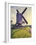 Windmill in Flanders; Moulin En Flandre, 1894-Théo van Rysselberghe-Framed Premium Giclee Print