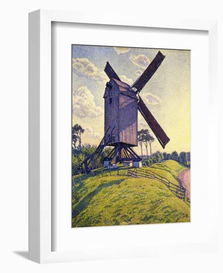 Windmill in Flanders-Theo Rysselberghe-Framed Giclee Print