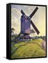 Windmill in Flanders-Theo Rysselberghe-Framed Stretched Canvas