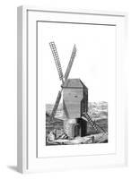 Windmill in France 18Th-null-Framed Giclee Print
