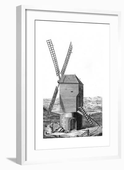 Windmill in France 18Th-null-Framed Giclee Print