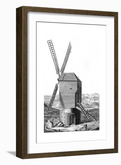 Windmill in France 18Th-null-Framed Giclee Print