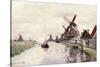 Windmill in Holland, 1871-Claude Monet-Stretched Canvas