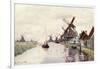 Windmill in Holland, 1871-Claude Monet-Framed Giclee Print