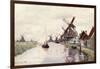 Windmill in Holland, 1871-Claude Monet-Framed Giclee Print