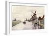 Windmill in Holland, 1871-Claude Monet-Framed Premium Giclee Print