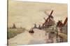 Windmill in Holland, 1871-Claude Monet-Stretched Canvas