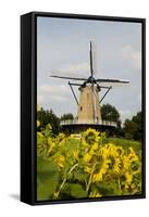 Windmill in Holland-Ivonnewierink-Framed Stretched Canvas