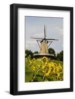 Windmill in Holland-Ivonnewierink-Framed Photographic Print