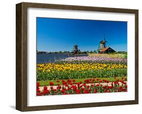 Windmill in Holland-lucasantilli-Framed Photographic Print