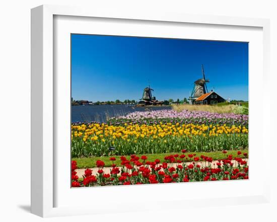 Windmill in Holland-lucasantilli-Framed Photographic Print