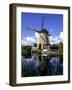 Windmill in Kinderdijk, Holland-Michael DeFreitas-Framed Photographic Print