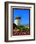 Windmill in Mykonos Greece 2-Anna Siena-Framed Giclee Print